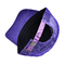 Personalización 5 Panel Trucker Cap Visor Oculares curvos Purple Mesh Hat Color Logotipo Personalizar
