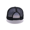 Sombrero femenino del Snapback de Mesh Back 5 del carbón de leña del panel del casquillo blanco del camionero